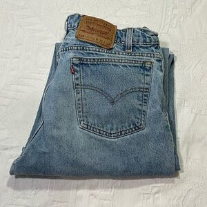 Levi's 550 Relaxed Fit Tapered Leg 1996 Made in USA Vintage Mens 36x34